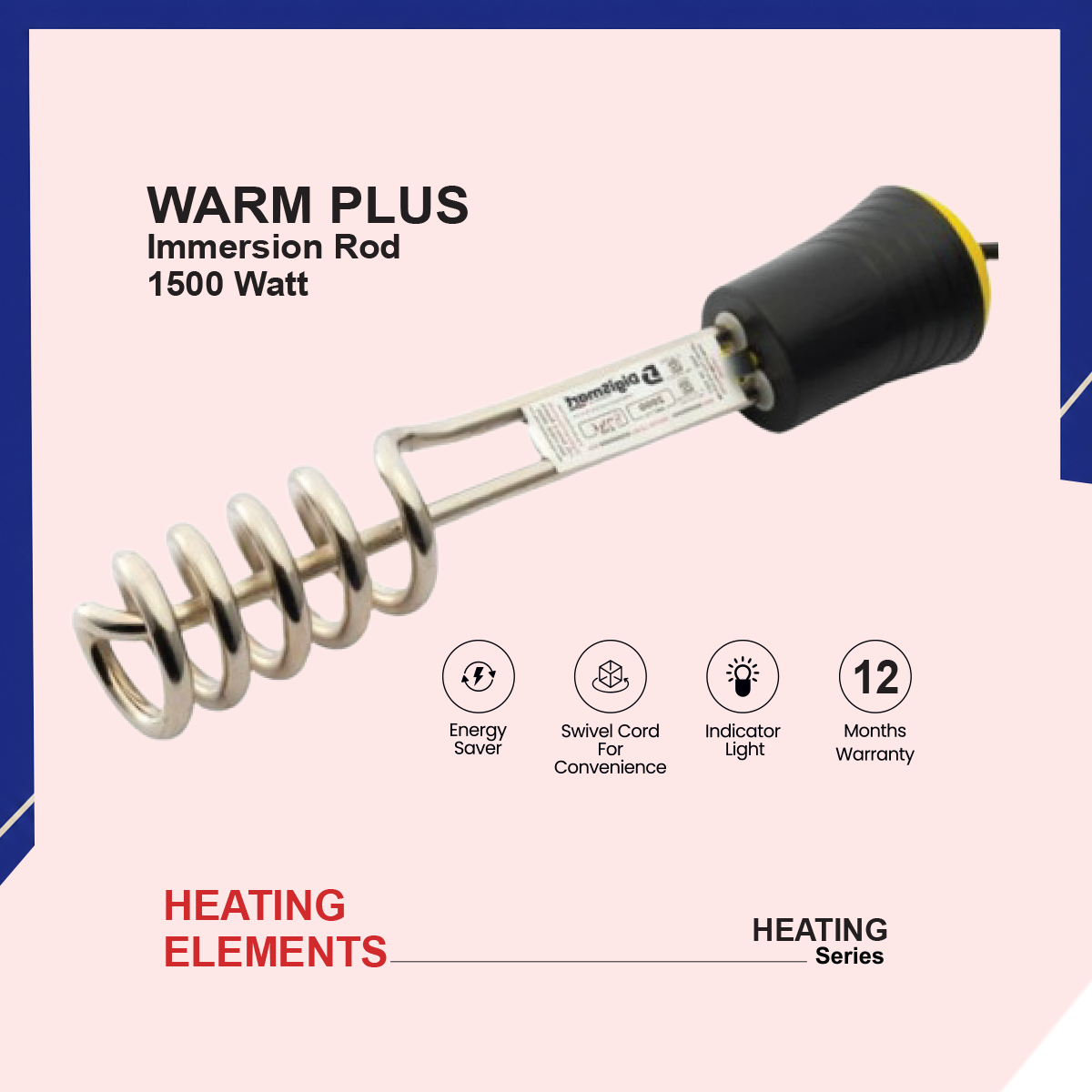 WARM PLUS Immersion Rod 1500 Watt WARM PLUS Immersion Rod 1500 Watt - Image 1